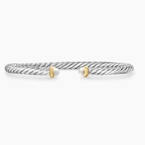 David Yurman Cable Flex Bracelet with pearls